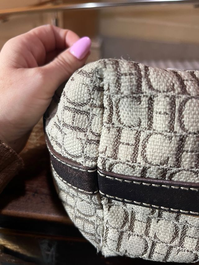 Bolso Tote Carolina Herrera CH Beige Marrón