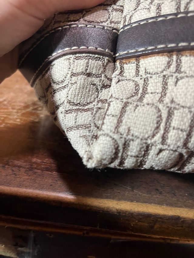 Bolso Tote Carolina Herrera CH Beige Marrón