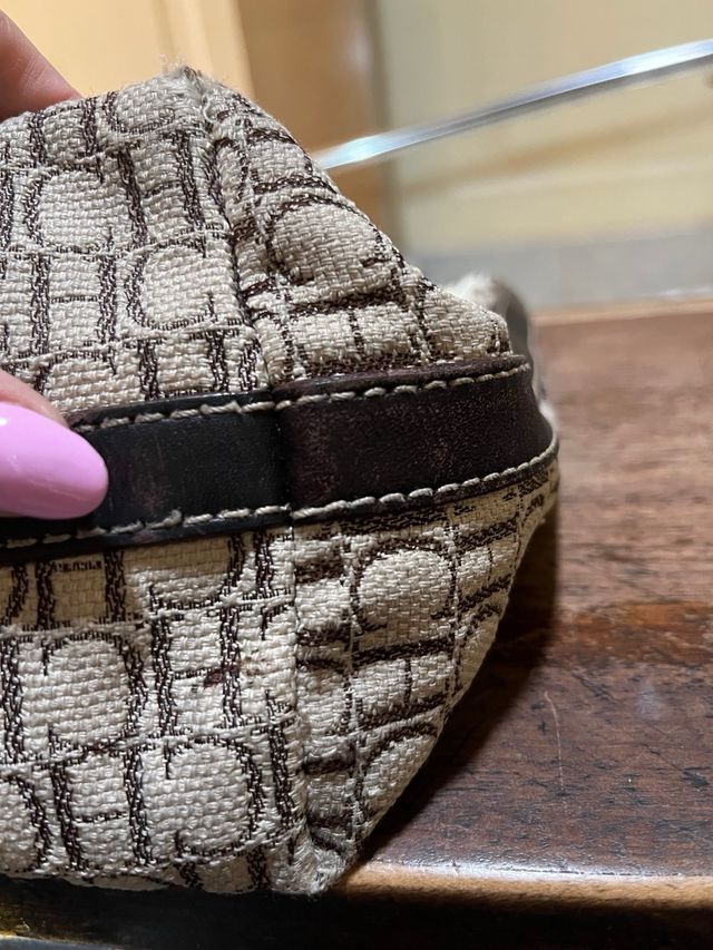 Bolso Tote Carolina Herrera CH Beige Marrón