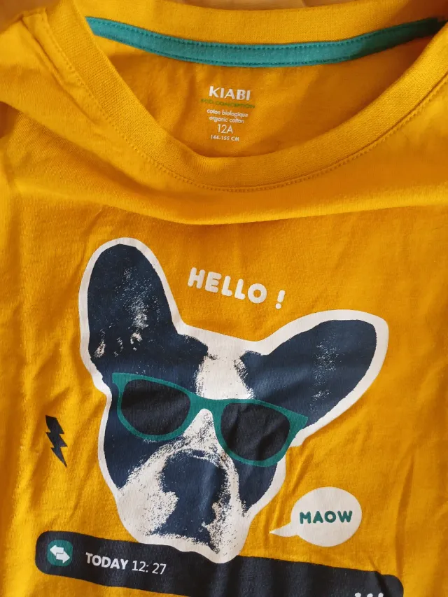 Camisetas manga larga Kiabi Talla 12A Niños