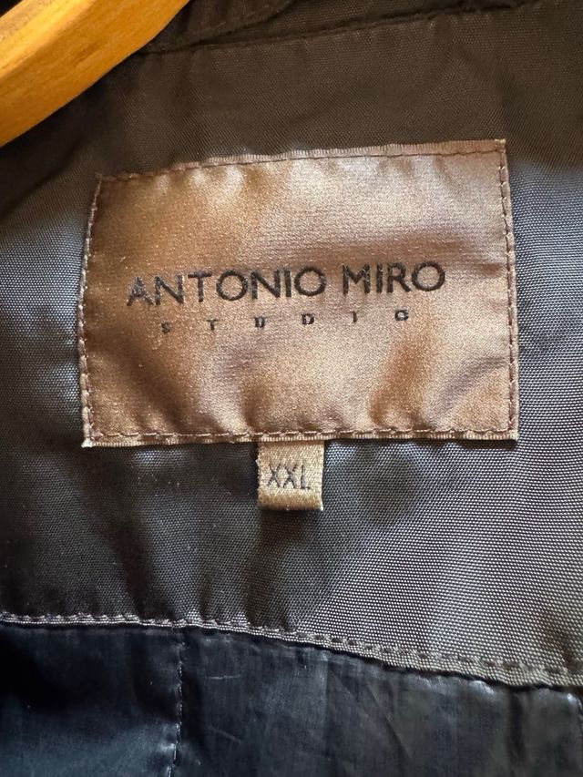 Chaqueta Antonio Miro Studio Talla XXL Marrón