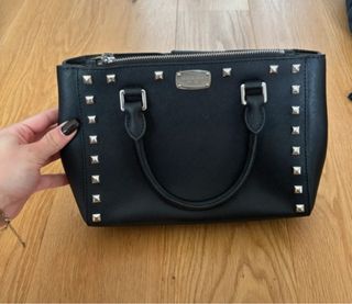 Bolso Michael Kors Piel Negro Tachuelas