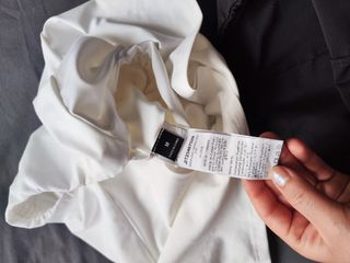 Falda negra y blanca con pantalón shein