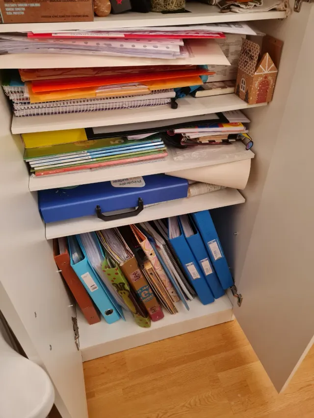 Mueble zapatero blanco