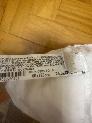 Funda cuna y protector mini cuna