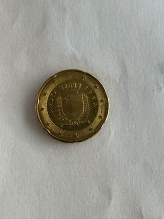 Moneta 0.20 cent.euro Malta 2019