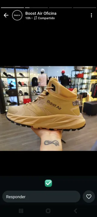 Botín Unisex Boost Air talla 40 EUR