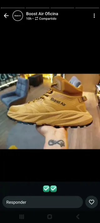 Botín Unisex Boost Air talla 40 EUR