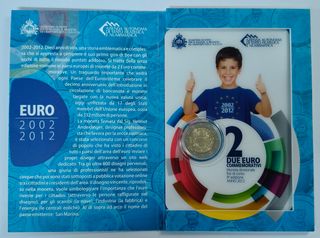 Moneta Commemorativa 10 anni Euro RSM