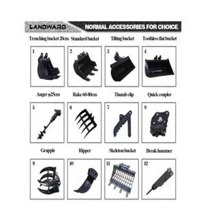 Mini excavadora Landward