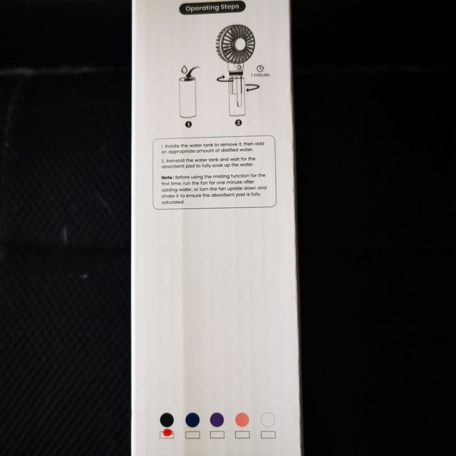 Ventilatore portatile umidificatore USB