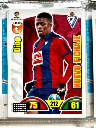 Lote 21 cromos SD Eibar Adrenalyn 2017-18