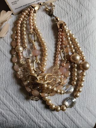 Zapatos y bolso color nude talla 35