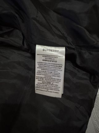 Piumino Burberry Nero
