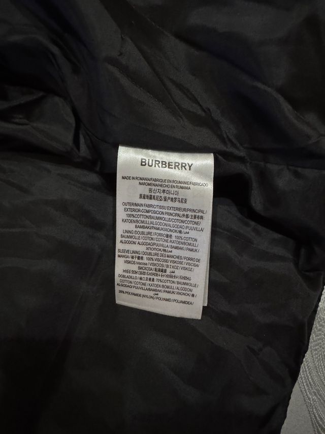 Piumino Burberry Nero