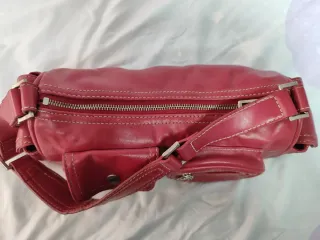 Bolso de mano/hombro de  Mango Rosa Piel