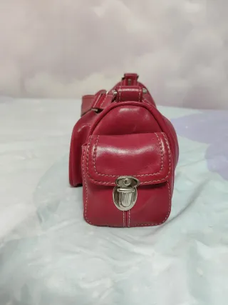 Bolso de mano/hombro de  Mango Rosa Piel