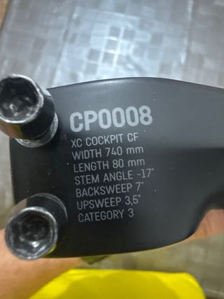 Cabina di guida in carbonio Canyon MTB