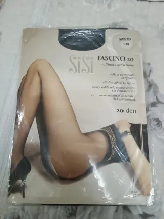 Collant SISI Fascino 20 Grafite XS