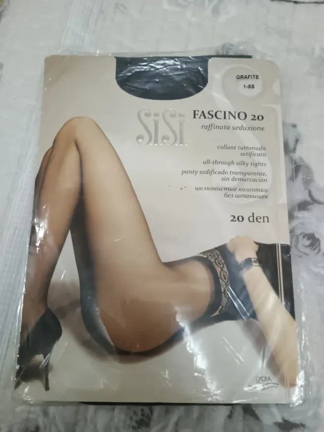Collant SISI Fascino 20 Grafite XS