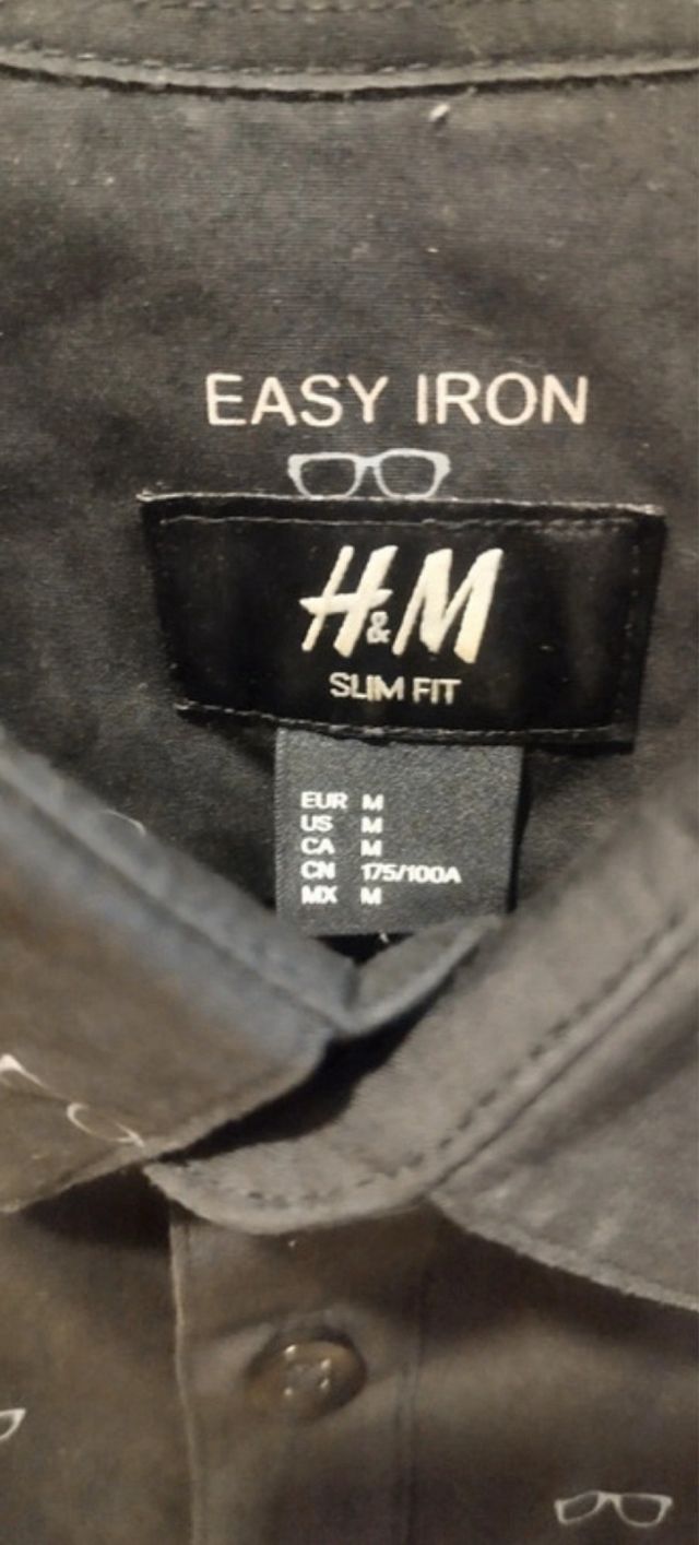 Camisa H&M estampada gafas