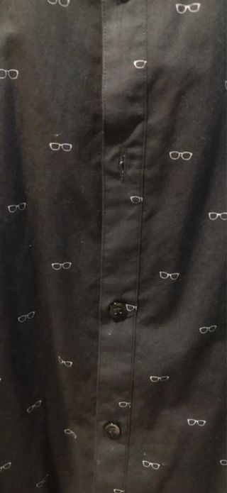 Camisa H&M estampada gafas