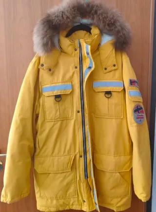 Giubbotto uomo giallo taglia M