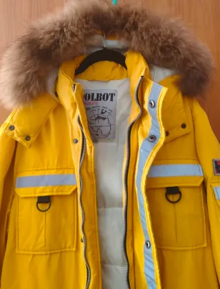 Giubbotto uomo giallo taglia M