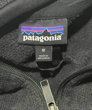 Patagonia vintage jacket zip black man size M