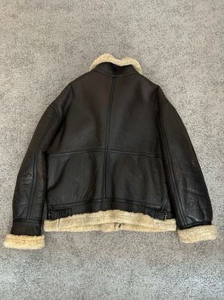 Chaqueta Bomber Cuero Aviador Vintage