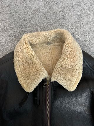 Chaqueta Bomber Cuero Aviador Vintage