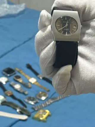 Reloj Sandoz Vintage Automático Plata