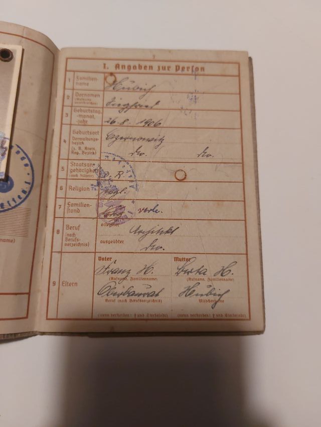 Wehrpass 1944 Soldado Alemán Granadero oferta