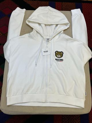 Felpa Moschino Teddy Bear con zip Tg L