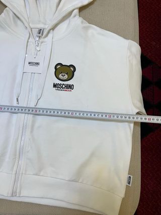 Felpa Moschino Teddy Bear con zip Tg L