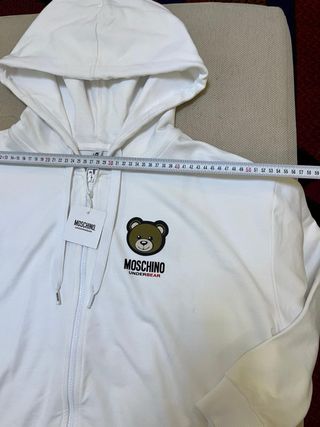 Felpa Moschino Teddy Bear con zip Tg L