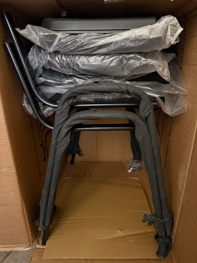 Sillas negras nuevas (Set de 2)