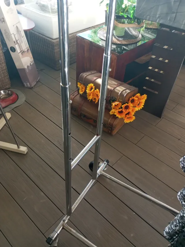 Burro para ropa de acero inoxidable.....