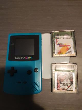 Game Boy Color Negra Modificada