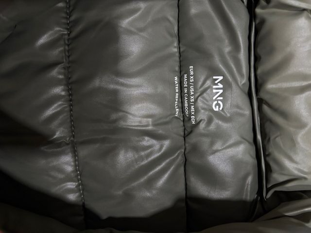 Plumífero Mango sin mangas talla XS