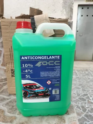 Anticongelante OCC 10% -4°C Verde 5L