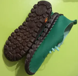 Zapatos planos mujer verdes