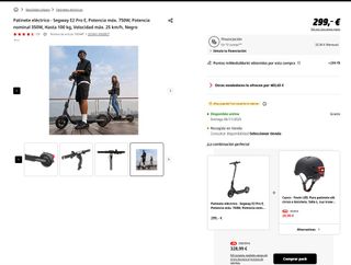 Patinete Ninebot E2 PRO - 15 días de uso