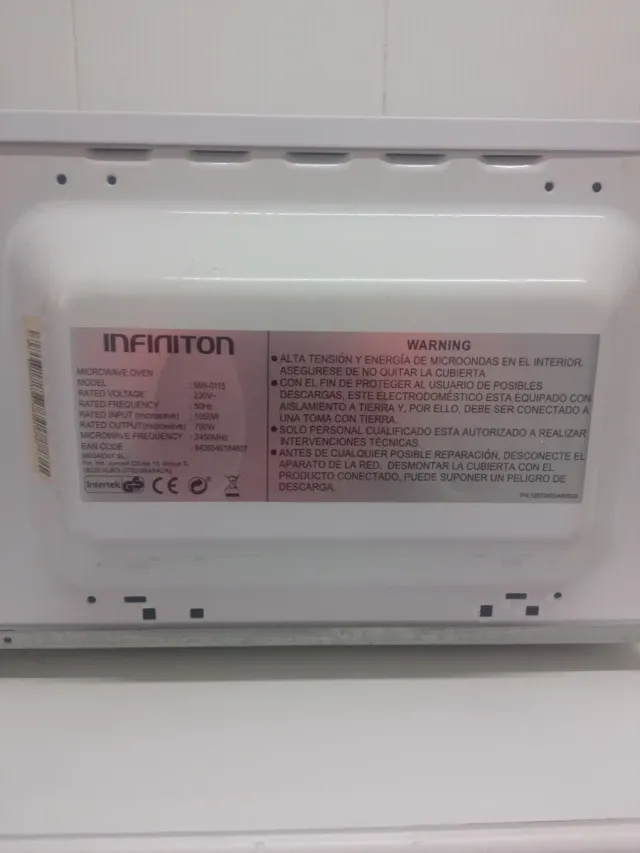 Microondas INFINITON Blanco