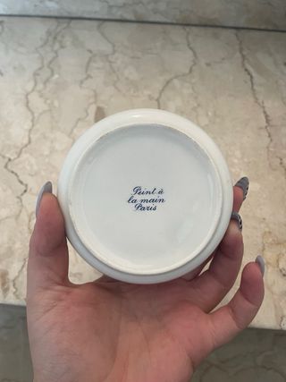 Portagioie Limoges Fiori Dipinti