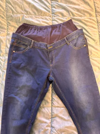 Jeans Premaman Blu tg. XL 48/50