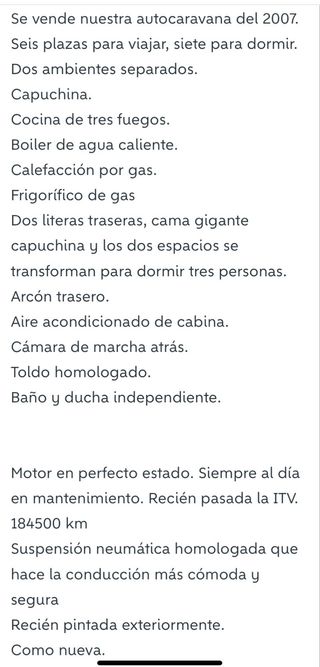 Autocaravana fiat ducato