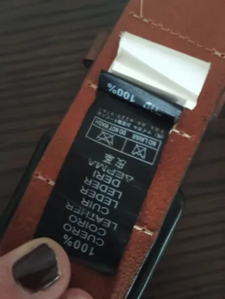 Cinturón de hombre 100% cuero