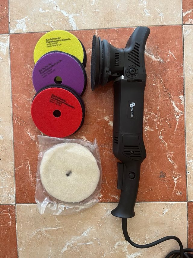 Lijadora Excéntrica AUTECH +4 discos gratis.