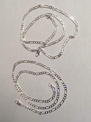 Lote 2 Collares Plata 925